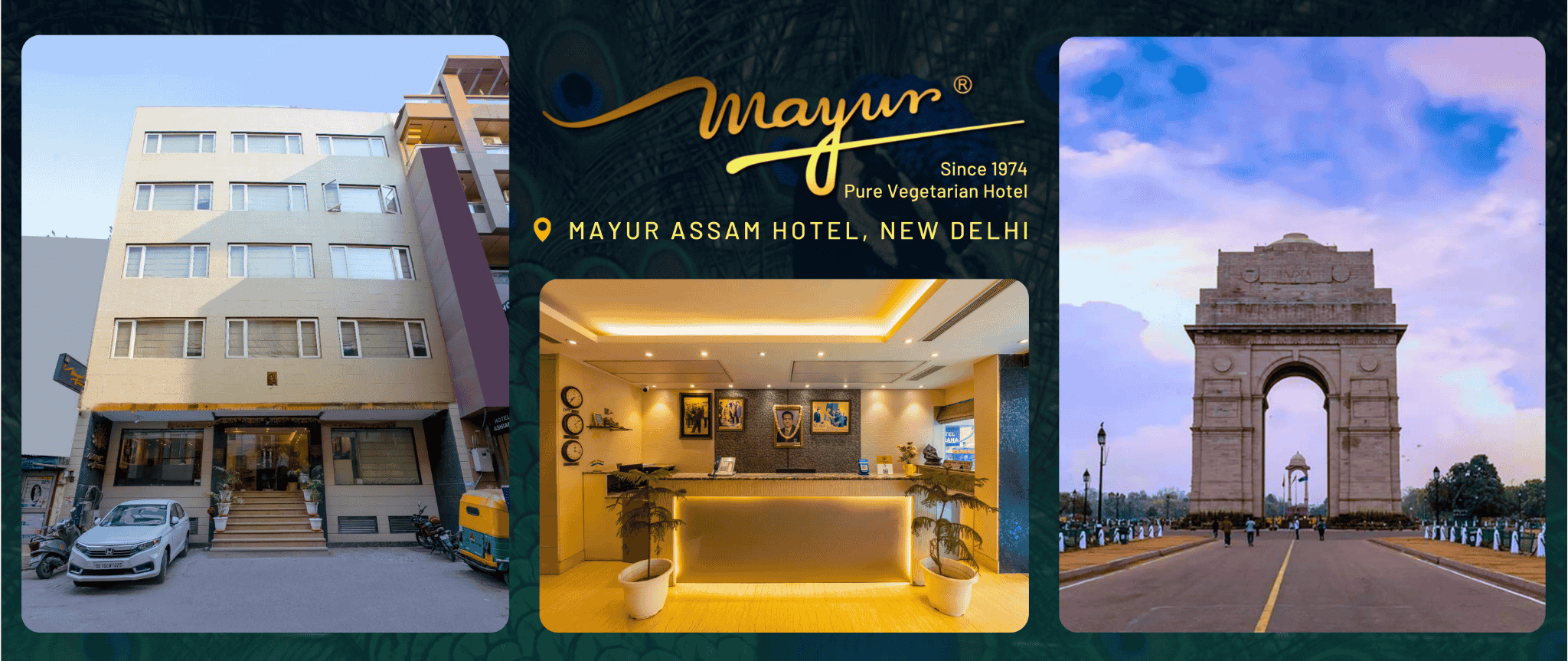 Mayur Assam Hotel New Delhi Exterior Facade in Paharganj
