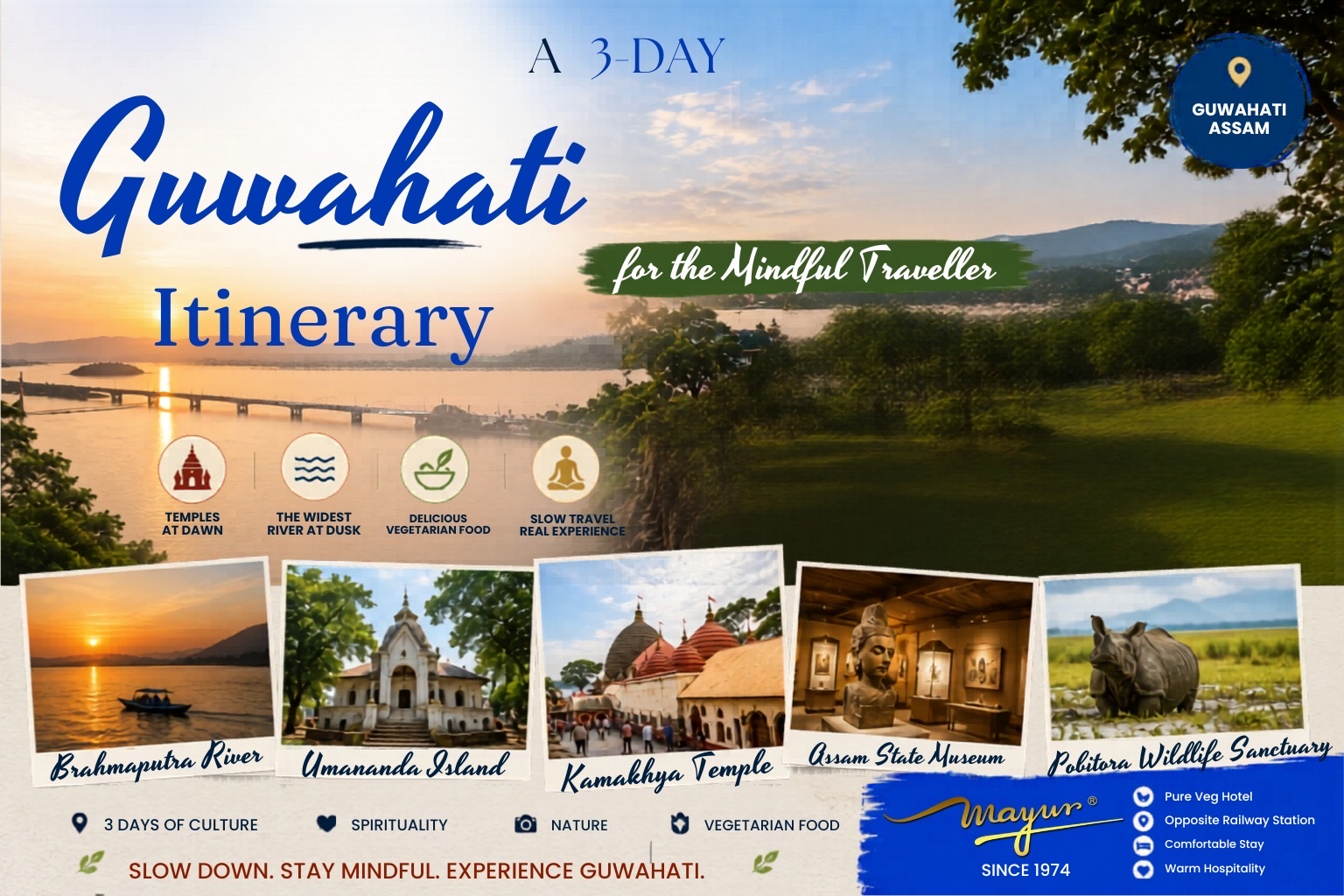 A 3-Day Guwahati Itinerary for the Mindful Traveller